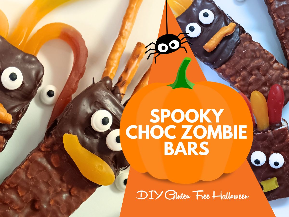 Eerie-sistible Gluten Free Spooky Choc Zombie Bars